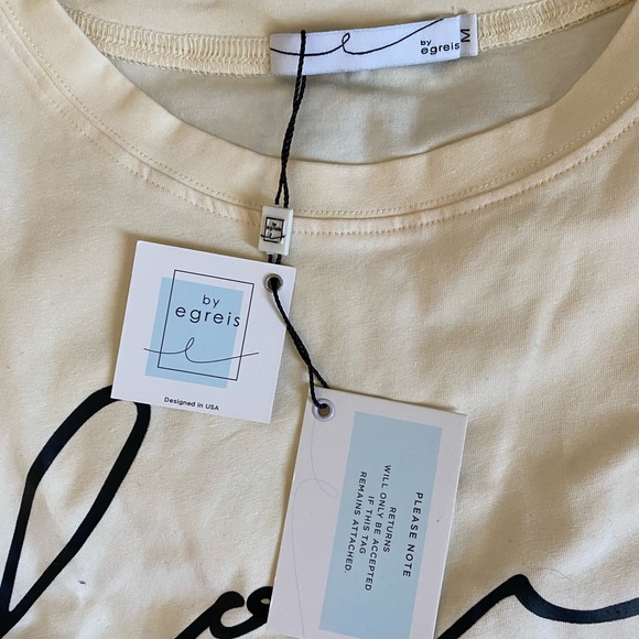 Love T-shirt ByEgreis sz M - Picture 2 of 2